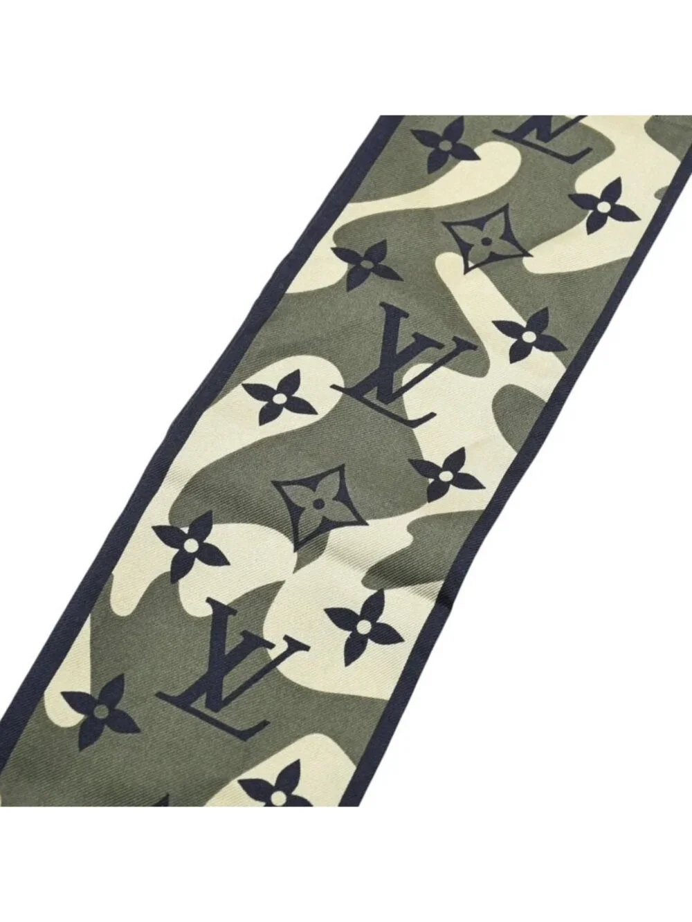 Louis Vuitton Takashi Murakami Bandeau Monogram Moflage Scarf Twilly Silk